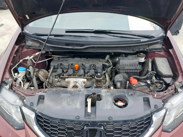 19XFB2F99DE246354 - 2013 HONDA CIVIC EXL 栗色 照片 7