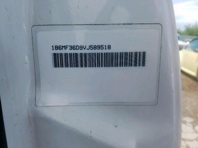 1B6MF36D9VJ589518 - 1997 DODGE RAM 3500 WHITE photo 10