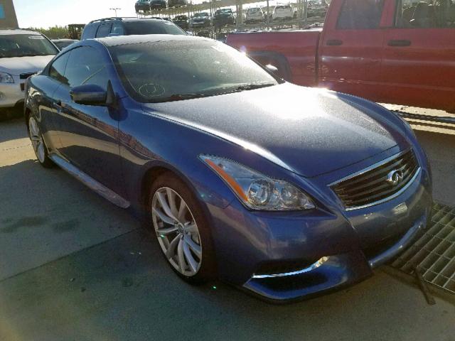 JN1CV6EK4AM101714 - 2010 INFINITI G37 BASE BLUE photo 1