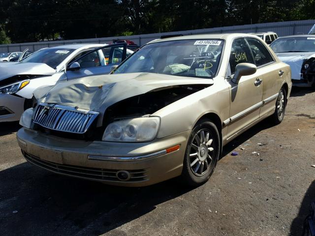 KMHFU45E24A342961 - 2004 HYUNDAI XG 350 GOLD photo 2