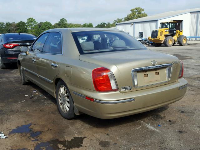 KMHFU45E24A342961 - 2004 HYUNDAI XG 350 GOLD photo 3