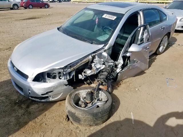 2G1WC5E39D1201934 - 2013 CHEVROLET IMPALA LTZ SILVER photo 2