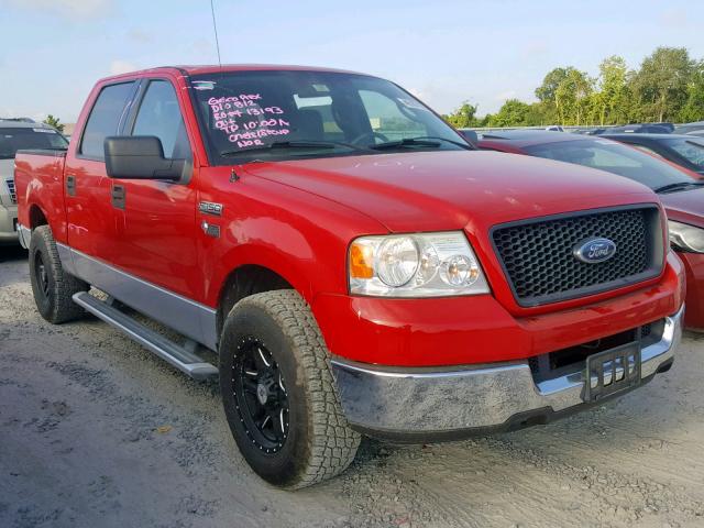 1FTRW12W45FA65239 - 2005 FORD F150 SUPER RED photo 1