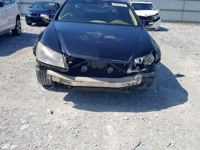 JH4KB16535C005399 - 2005 ACURA RL BLACK photo 9