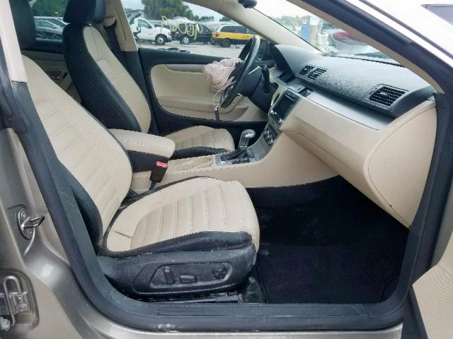 WVWMN7AN6BE729728 - 2011 VOLKSWAGEN CC SPORT TAN photo 5