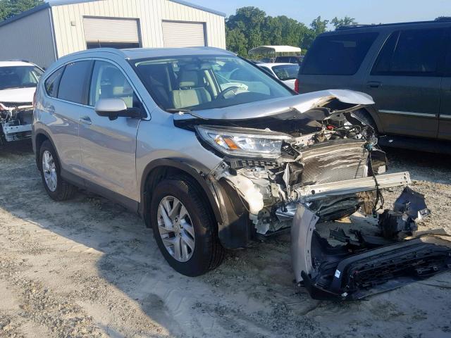 2HKRM3H70FH548834 - 2015 HONDA CR-V EXL SILVER photo 1