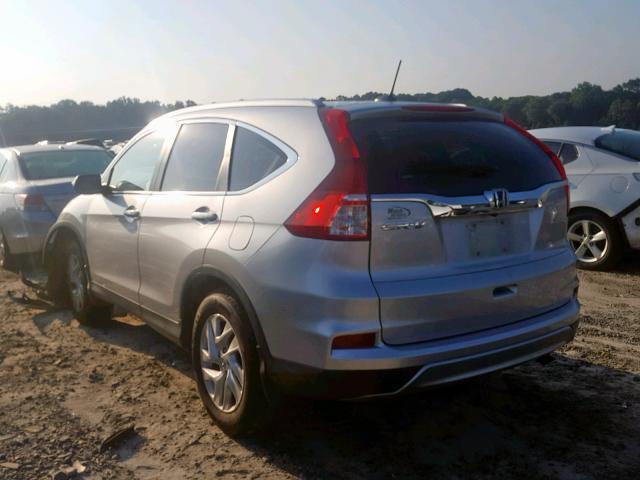 2HKRM3H70FH548834 - 2015 HONDA CR-V EXL SILVER photo 3