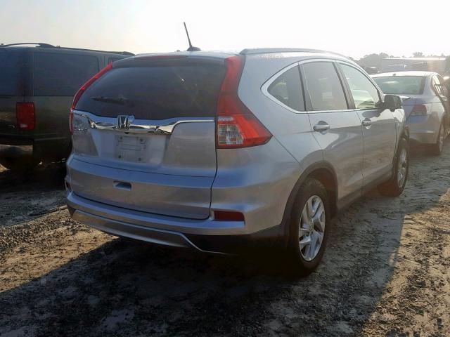 2HKRM3H70FH548834 - 2015 HONDA CR-V EXL SILVER photo 4