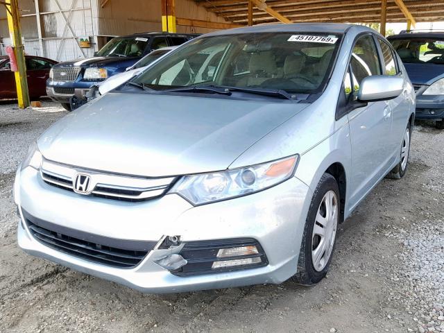 JHMZE2H51DS004331 - 2013 HONDA INSIGHT LX BLUE photo 2