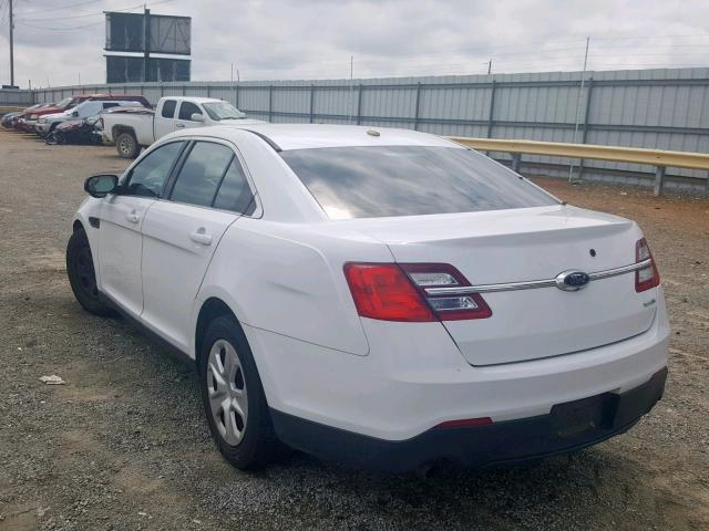 1FAHP2MK2EG124409 - 2014 FORD TAURUS POL WHITE photo 3