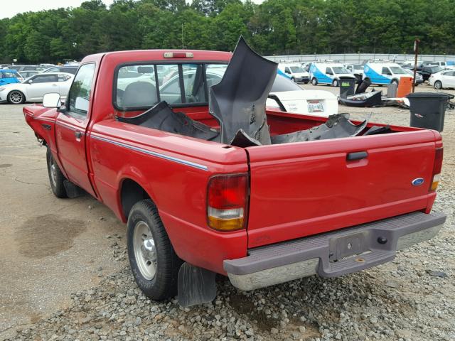 1FTCR10A7VTA77522 - 1997 FORD RANGER RED photo 3