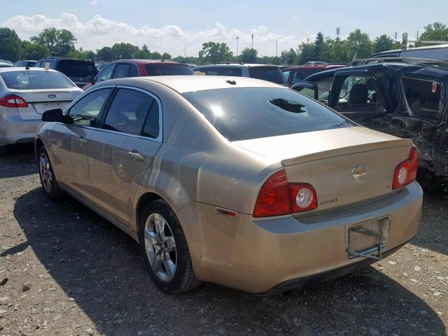1G1ZH57B684200267 - 2008 CHEVROLET MALIBU 1LT GOLD photo 3