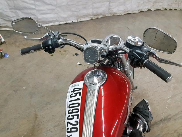 1HD1CT31X8K416511 - 2008 HARLEY-DAVIDSON XL1200 C RED photo 5