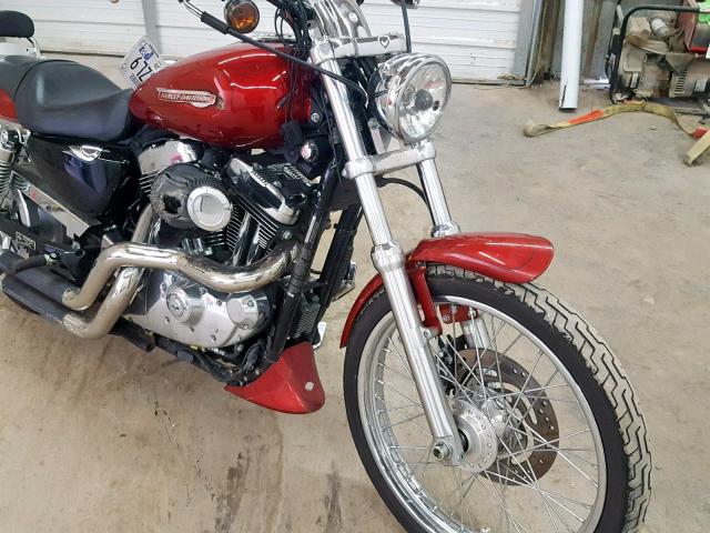 1HD1CT31X8K416511 - 2008 HARLEY-DAVIDSON XL1200 C RED photo 9