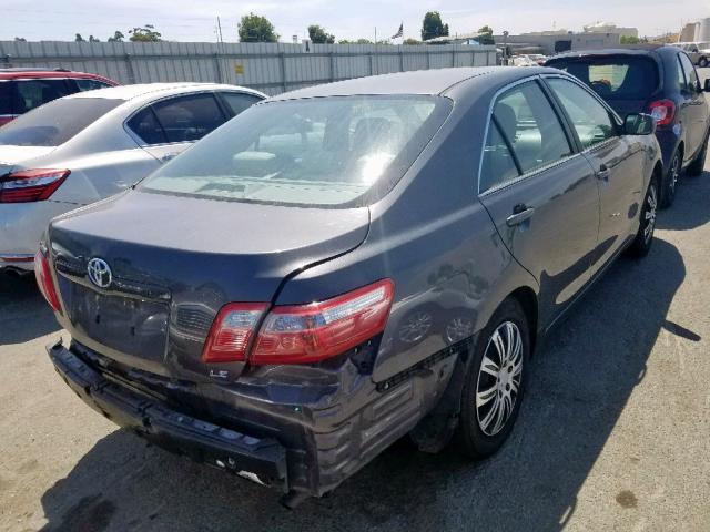 4T1BE46K09U394403 - 2009 TOYOTA CAMRY BASE GRAY photo 4