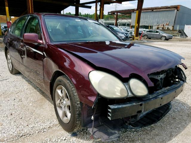 JT8BD69S520173759 - 2002 LEXUS GS 300 BURGUNDY photo 1