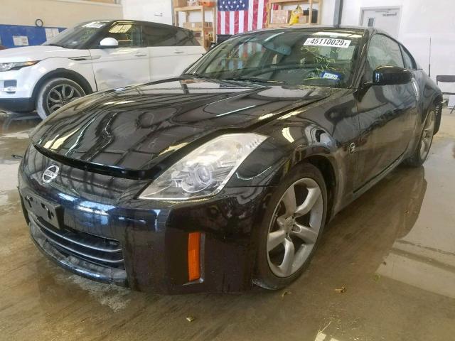 JN1BZ34D27M504245 - 2007 NISSAN 350Z COUPE BLACK photo 2