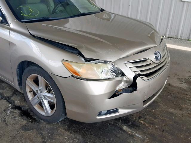 JTNBK46K973008525 - 2007 TOYOTA CAMRY LE BEIGE photo 9