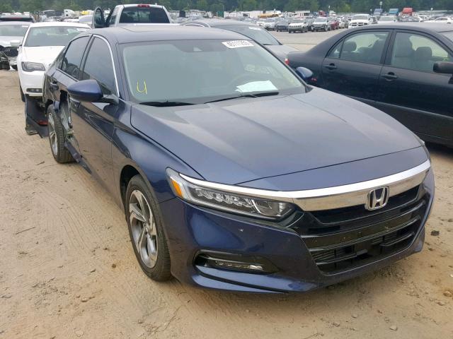 1HGCV1F51JA196146 - 2018 HONDA ACCORD EXL BLUE photo 1