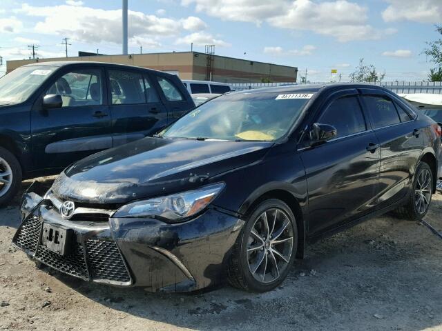 4T1BF1FK4HU670088 - 2017 TOYOTA CAMRY LE BLACK photo 2