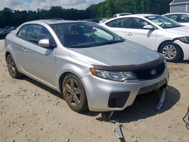 KNAFU6A23C5593696 - 2012 KIA FORTE EX SILVER photo 1