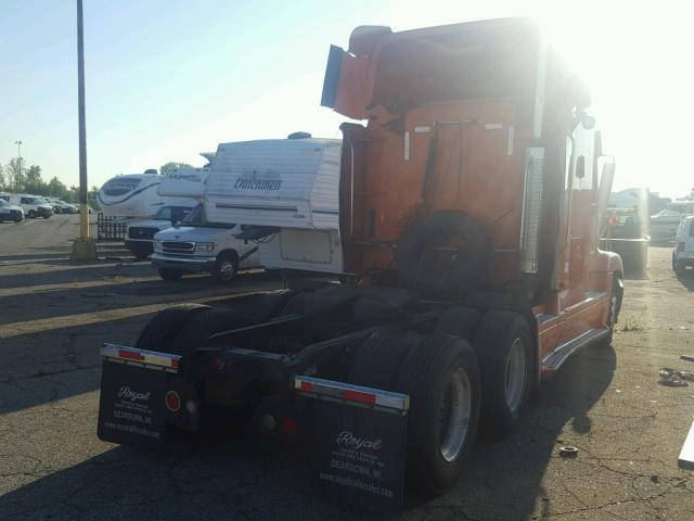 1FUJBBCG86LU69579 - 2006 FREIGHTLINER CONVENTION ORANGE photo 4