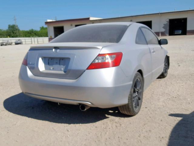 2HGFG1B96AH530155 - 2010 HONDA CIVIC EXL 银色 照片 4