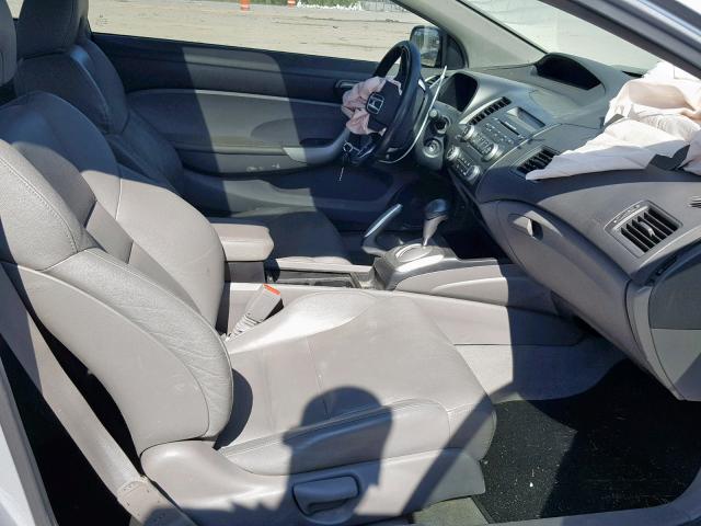 2HGFG1B96AH530155 - 2010 HONDA CIVIC EXL 银色 照片 5