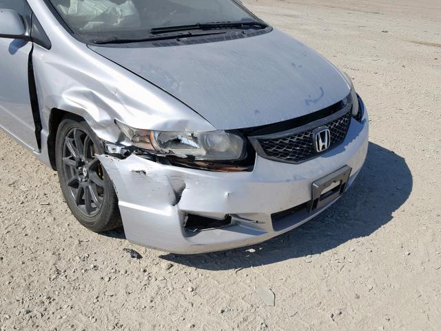 2HGFG1B96AH530155 - 2010 HONDA CIVIC EXL 银色 照片 9