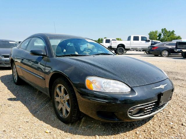 4C3AG52H61E113975 - 2001 CHRYSLER SEBRING LX BLACK photo 1