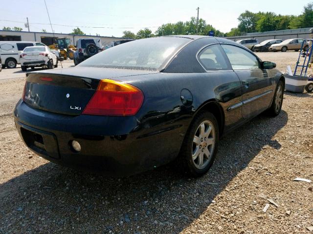 4C3AG52H61E113975 - 2001 CHRYSLER SEBRING LX BLACK photo 4