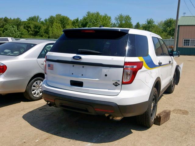 1FM5K8AR6FGC41648 - 2015 FORD EXPLORER P WHITE photo 4