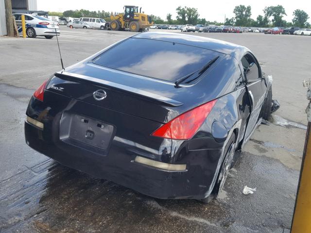 JN1BZ34D87M504475 - 2007 NISSAN 350Z COUPE BLACK photo 4