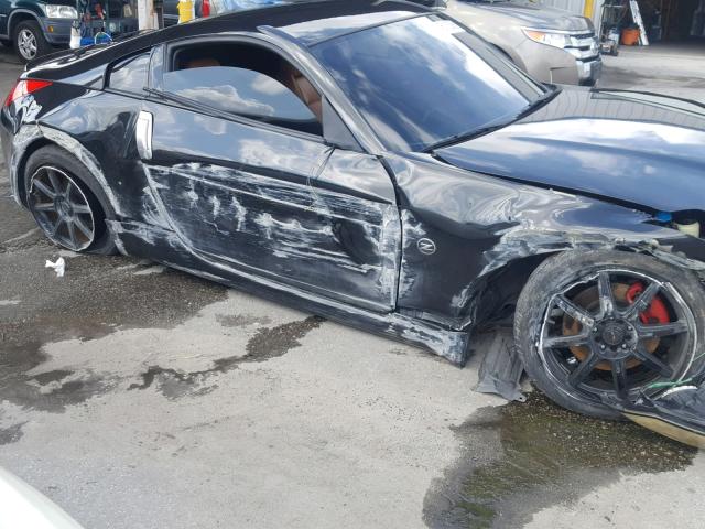 JN1BZ34D87M504475 - 2007 NISSAN 350Z COUPE BLACK photo 9