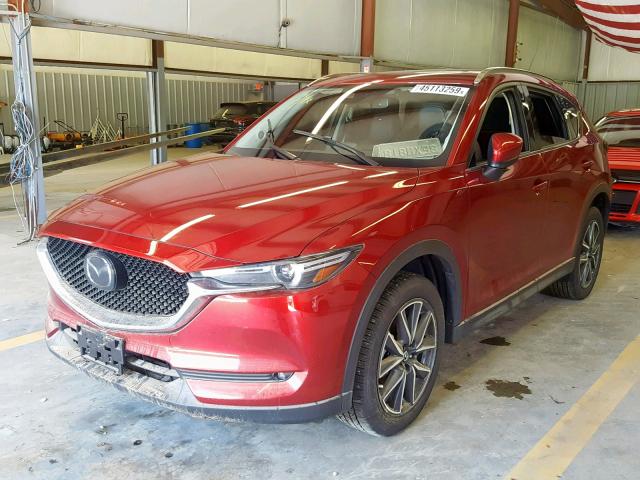 JM3KFBDM5J0425979 - 2018 MAZDA CX-5 GRAND RED photo 2