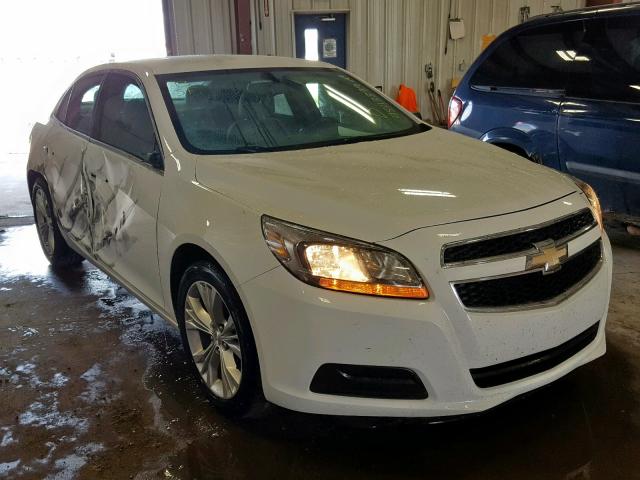 1G11B5SA0DF323722 - 2013 CHEVROLET MALIBU LS WHITE photo 1