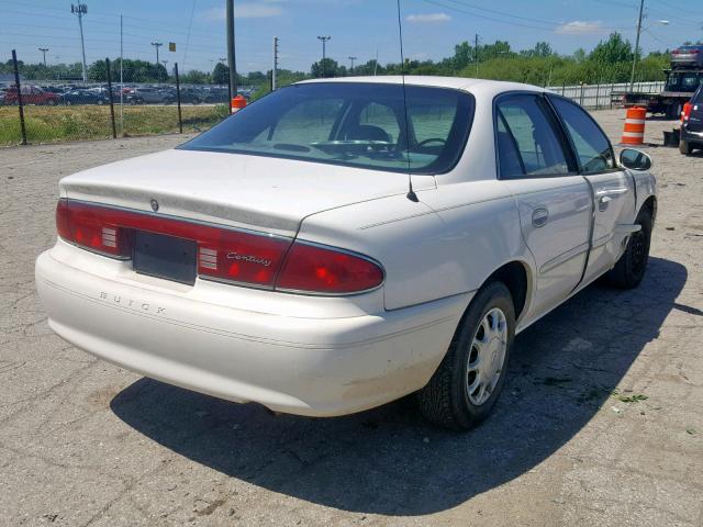 2G4WS52J441305787 - 2004 BUICK CENTURY CU WHITE photo 4