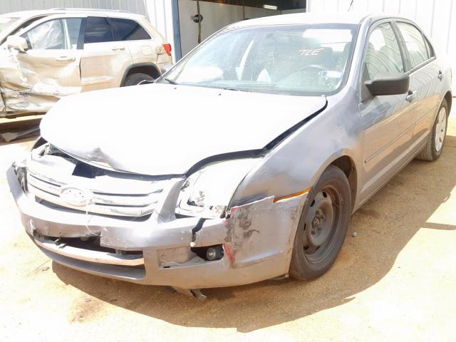 3FAHP06Z97R170927 - 2007 FORD FUSION S GRAY photo 2