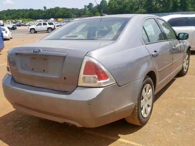 3FAHP06Z97R170927 - 2007 FORD FUSION S GRAY photo 4