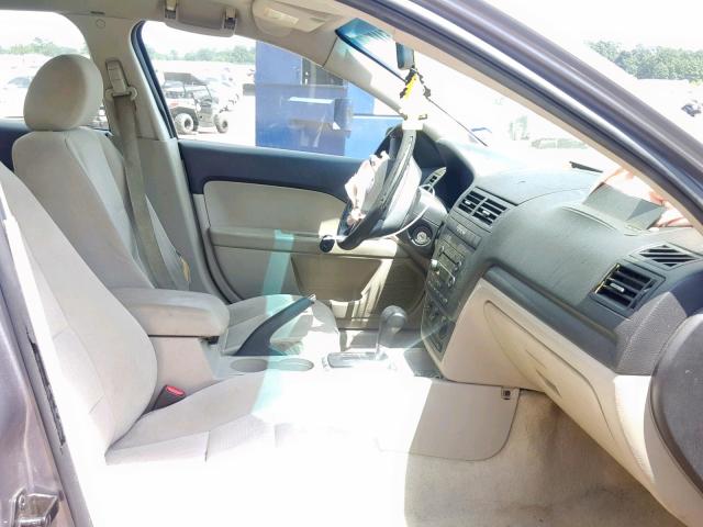 3FAHP06Z97R170927 - 2007 FORD FUSION S GRAY photo 5