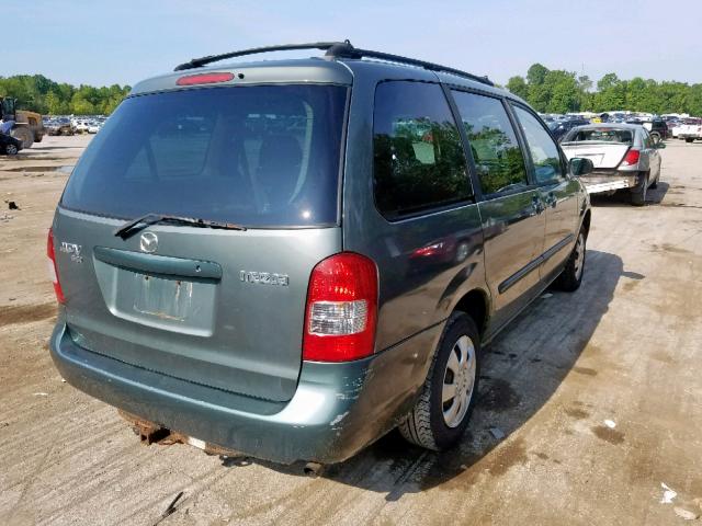 JM3LW28G2Y0155161 - 2000 MAZDA MPV WAGON GREEN photo 4