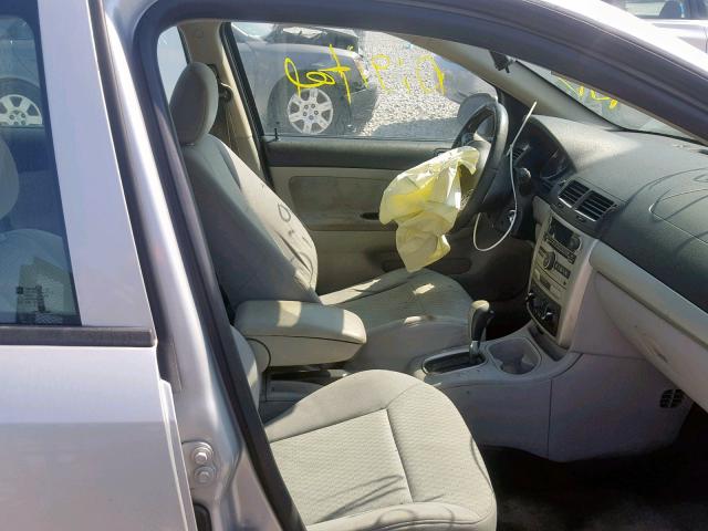 1G1AL58F887294468 - 2008 CHEVROLET COBALT LT SILVER photo 5