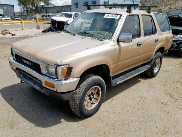 JT3VN39W5L0034282 - 1990 TOYOTA 4RUNNER VN BEIGE photo 2