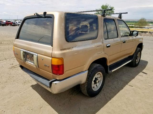 JT3VN39W5L0034282 - 1990 TOYOTA 4RUNNER VN BEIGE photo 4