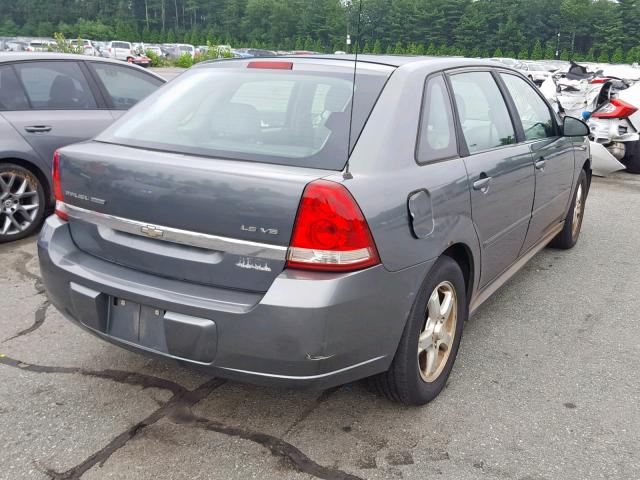 1G1ZT62815F210334 - 2005 CHEVROLET MALIBU MAX 灰色 照片 4