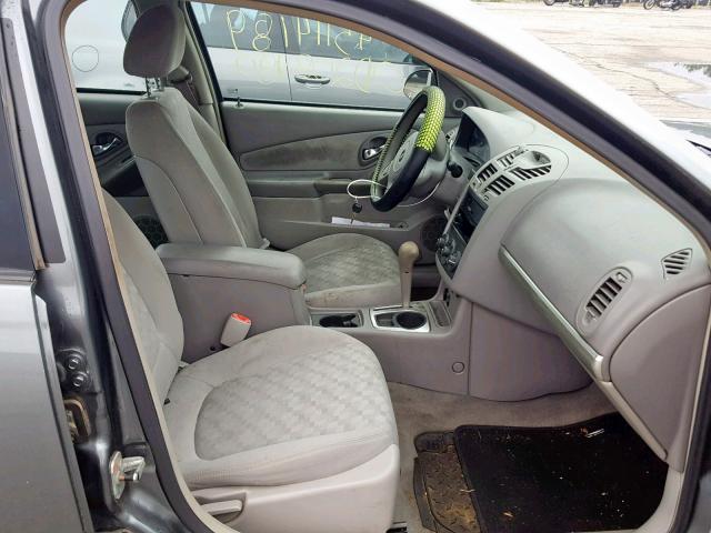 1G1ZT62815F210334 - 2005 CHEVROLET MALIBU MAX 灰色 照片 5