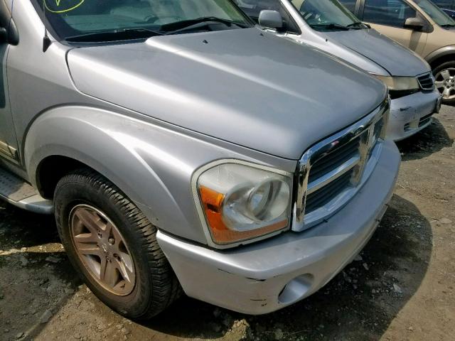 1D4HB58D54F239096 - 2004 DODGE DURANGO LI SILVER photo 9