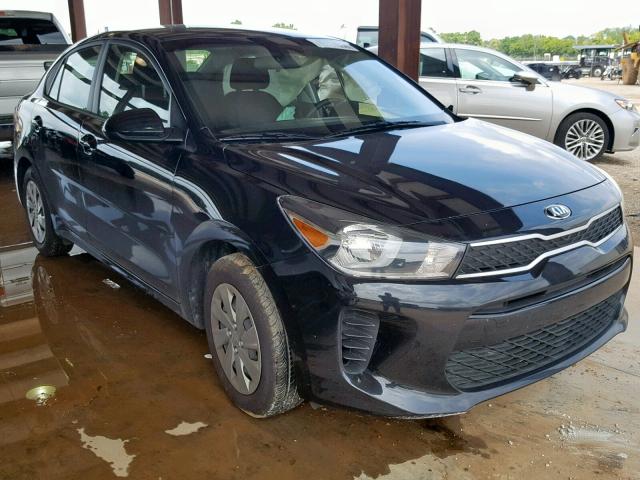 3KPA24AB6KE216998 - 2019 KIA RIO S BLACK photo 1