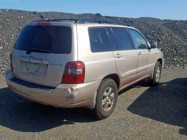 JTEEP21A360175271 - 2006 TOYOTA HIGHLANDER TAN photo 4