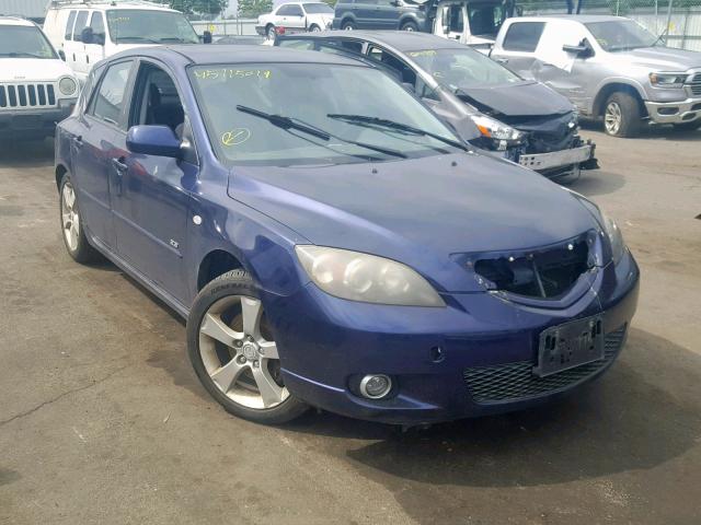 JM1BK343651267671 - 2005 MAZDA 3 HATCHBAC BLUE photo 1